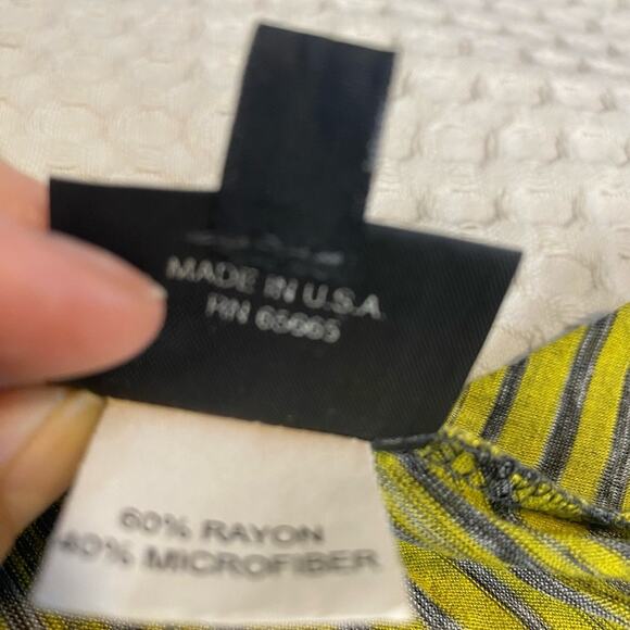 Staples Multi Green, Blue & Yellow Magnet Clasp Cardigan - Picture 7 of 14